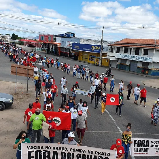 APLB Sindicato de Paulo Afonso participou do Fora Bolsonaro no 7 de setembro