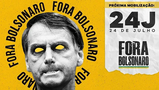 Convocação ao Ato 24JForaBolsonaro